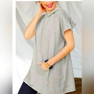 Cabi gray hoodie oversized top 5240